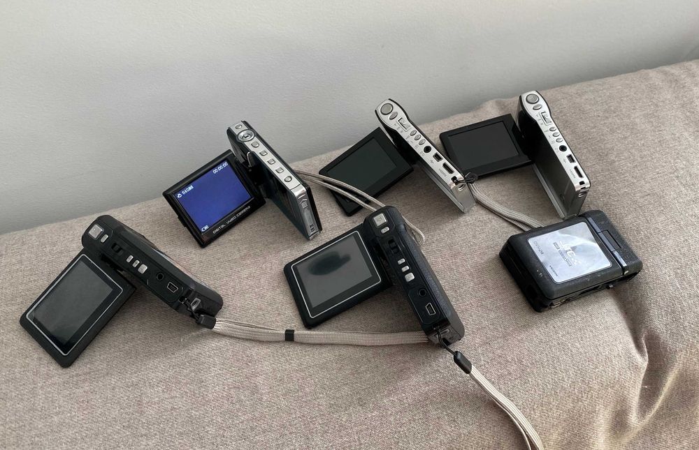 Lot de 6 camere video FullHD digitale diverse defecte JTC si Jay-Tech