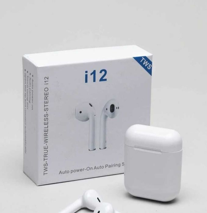 Блютуз наушники i12