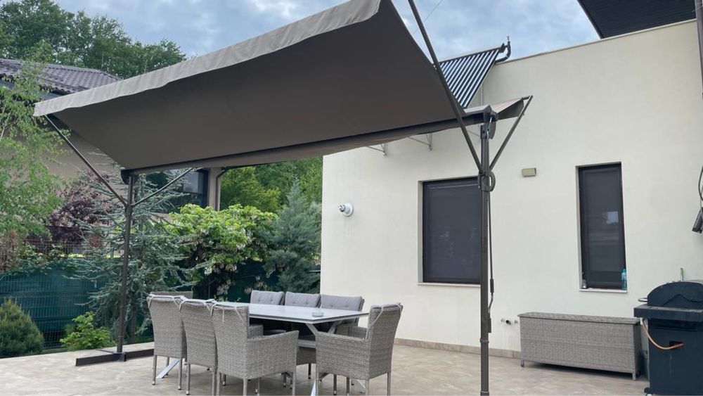 Pavilion terasa culoare maro 500 x 300 cm - set de 2 buc - 6000 lei