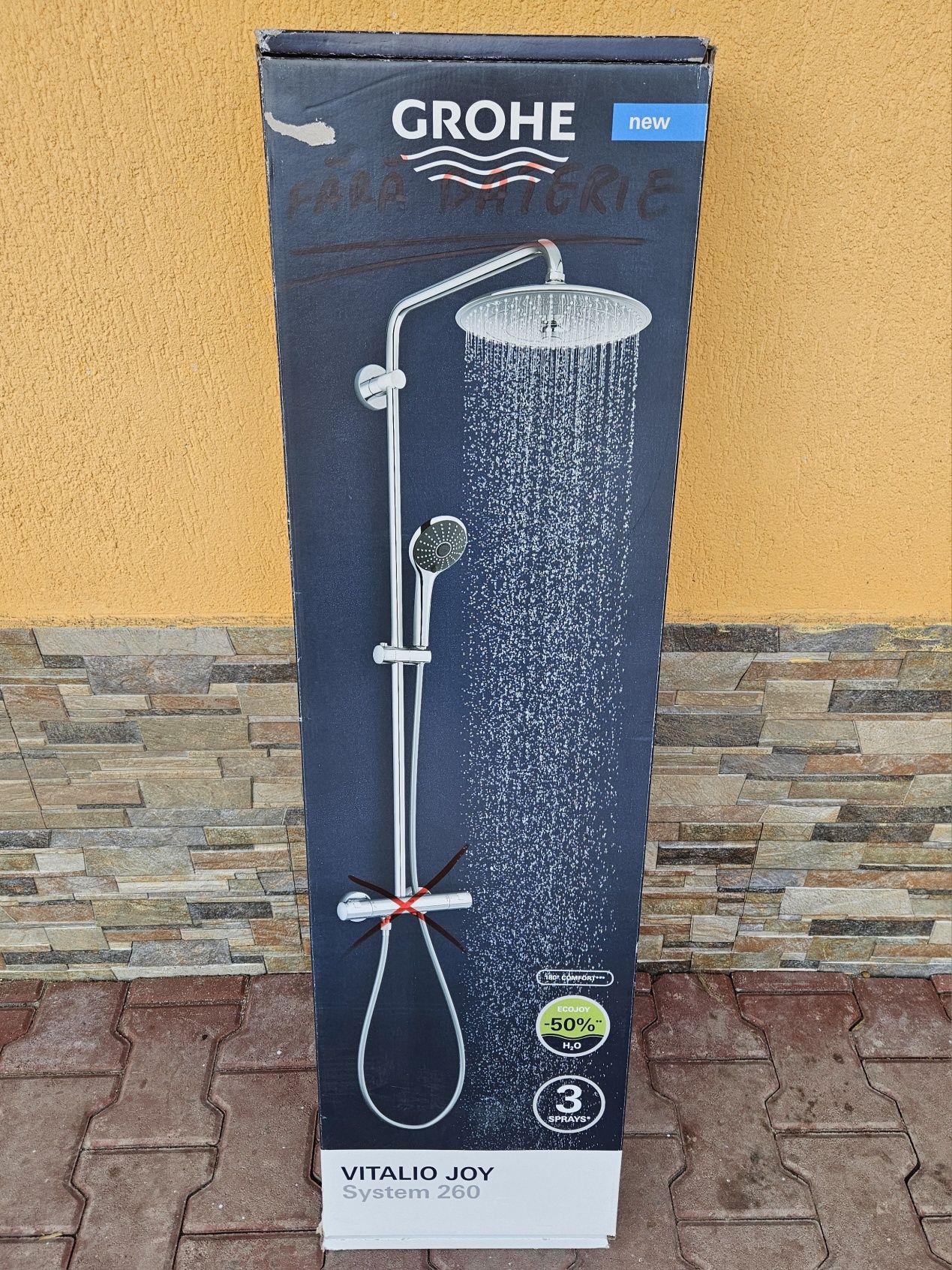 Grohe vitalio Joy System  260 (făraă bateria termostatică)