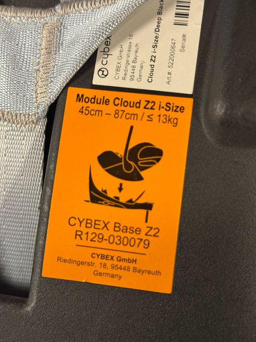Vand scoica Cybex Cloud Z2 I-size + Baza Isofix 360