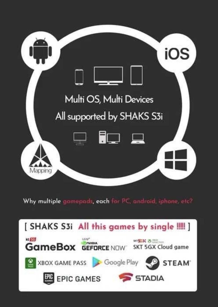 Gamepad Shaks S3i