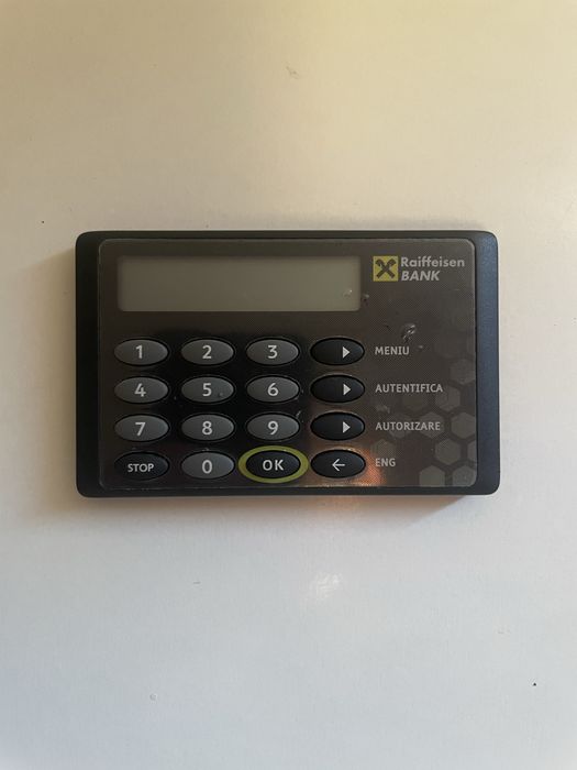 Aparat token raiffeisen, gemalot, 20 lei