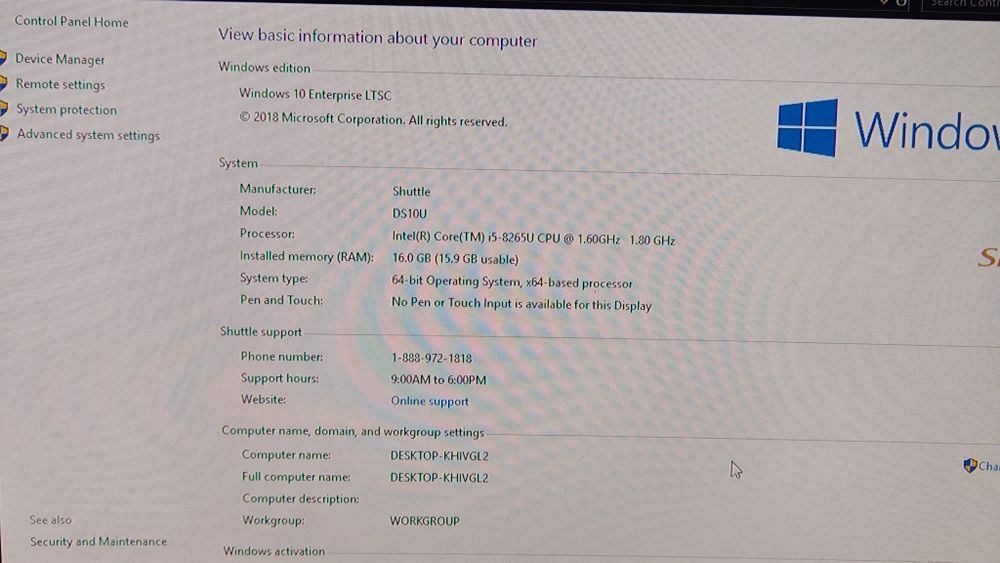 Mini Computer Shuttle - Monitor gaming