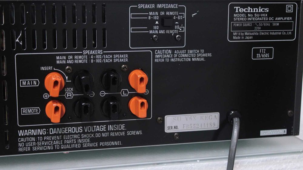 Statie/Amplificator Technics SU-V6X(2x120W).