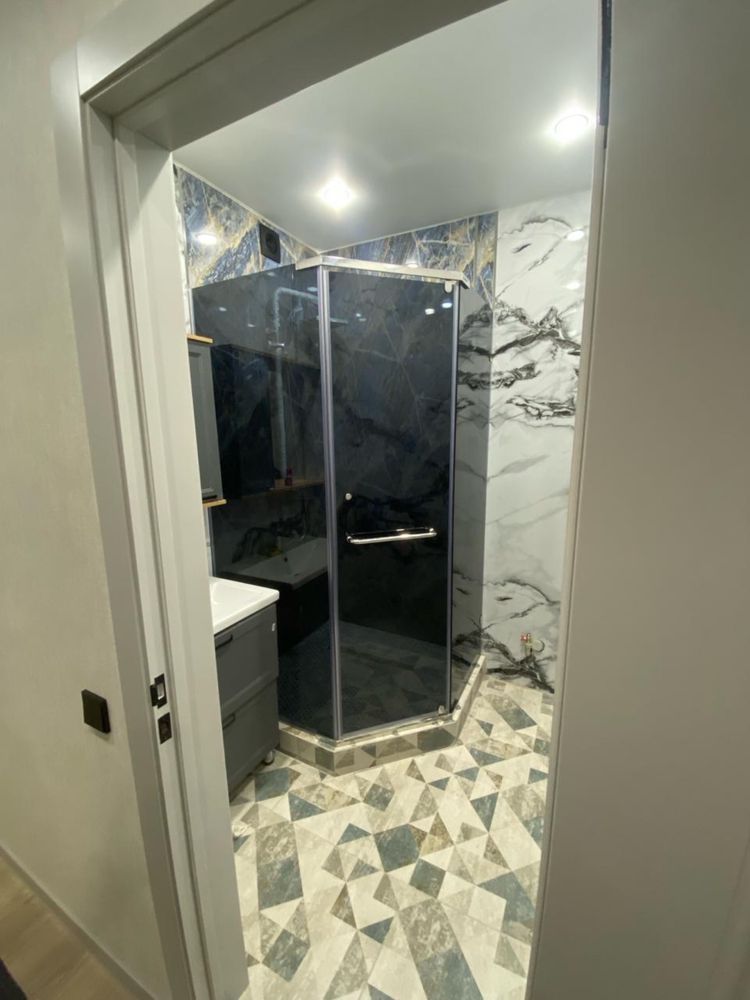 Душевая кабина душевая перегородка душ кабина зеркало сподсветкой лофт
