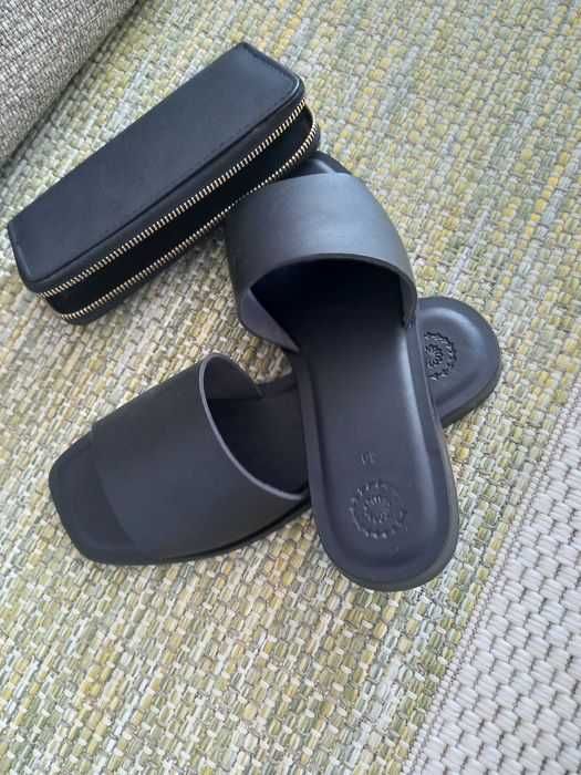 Șlapi moderni dama Reserved +portofel nou cadou