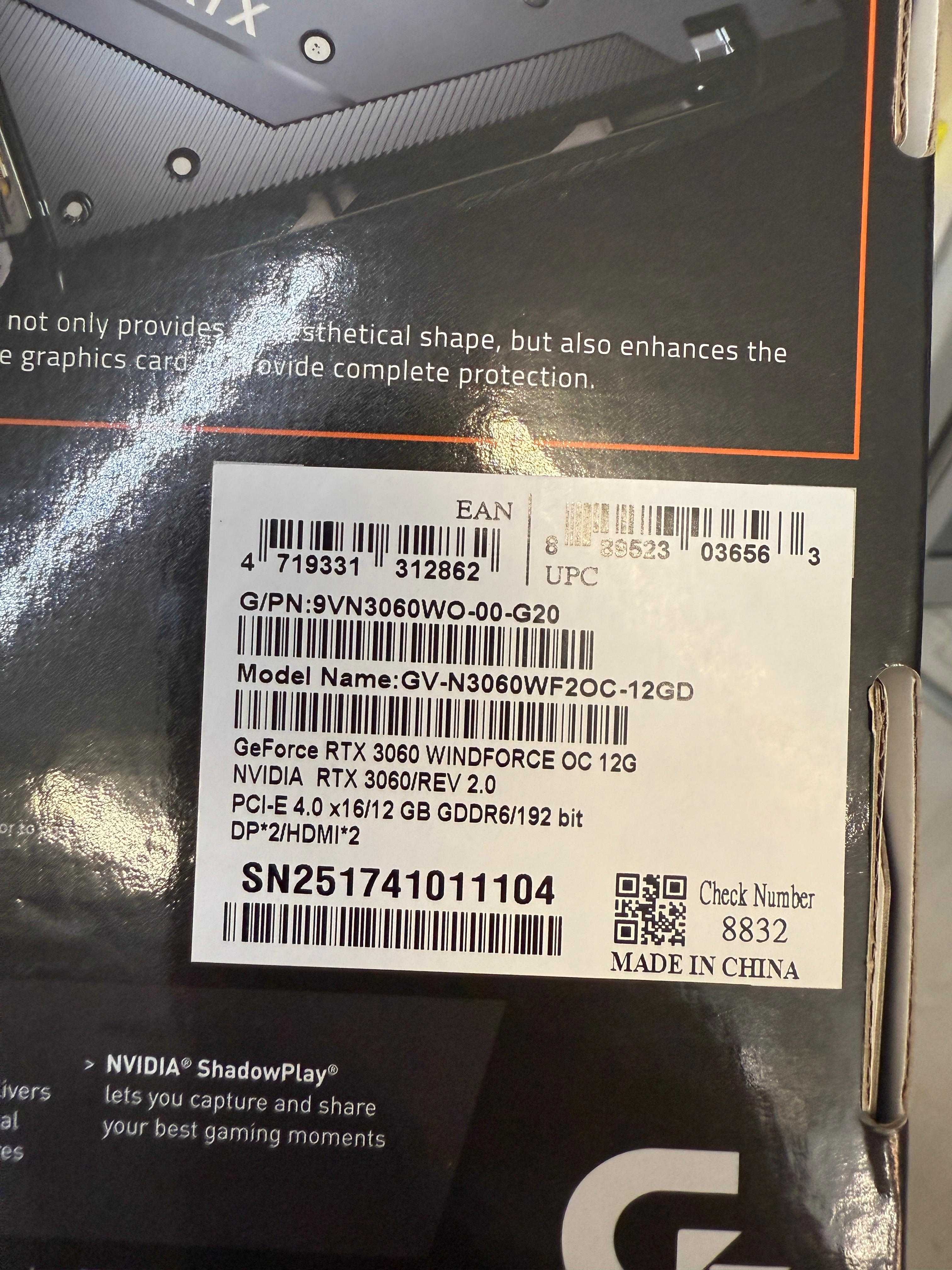 PC Gaming Ryzen7 5800x,RTX 3060 12 GB,Aorus x570,64,GB,SEASONIC 750W