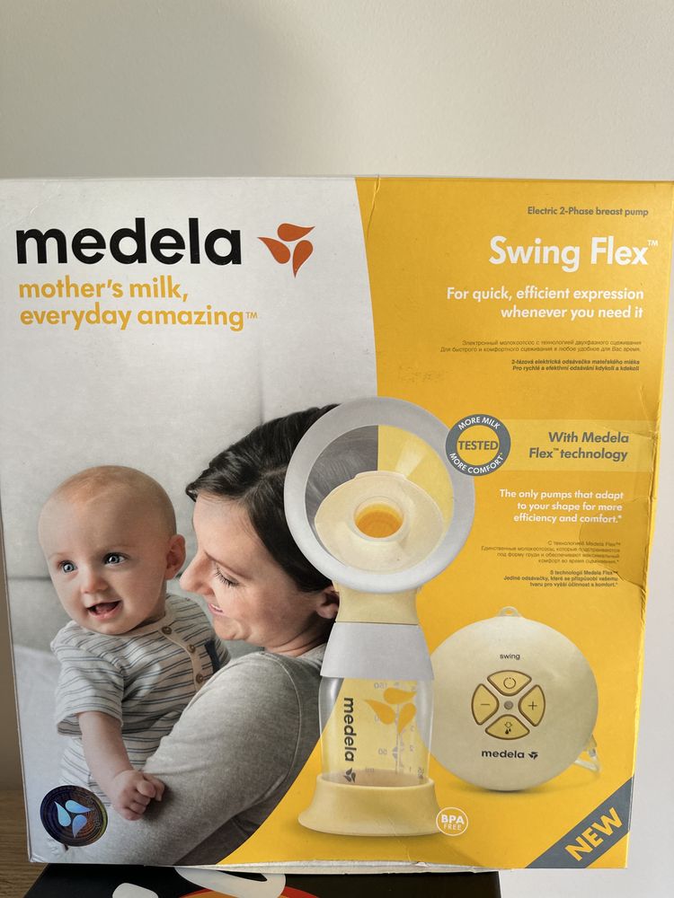 Двуфазна електрическа помпа за кърма Medela Swing Flex