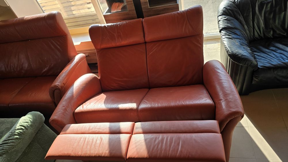 Set Canapele Piele Naturală