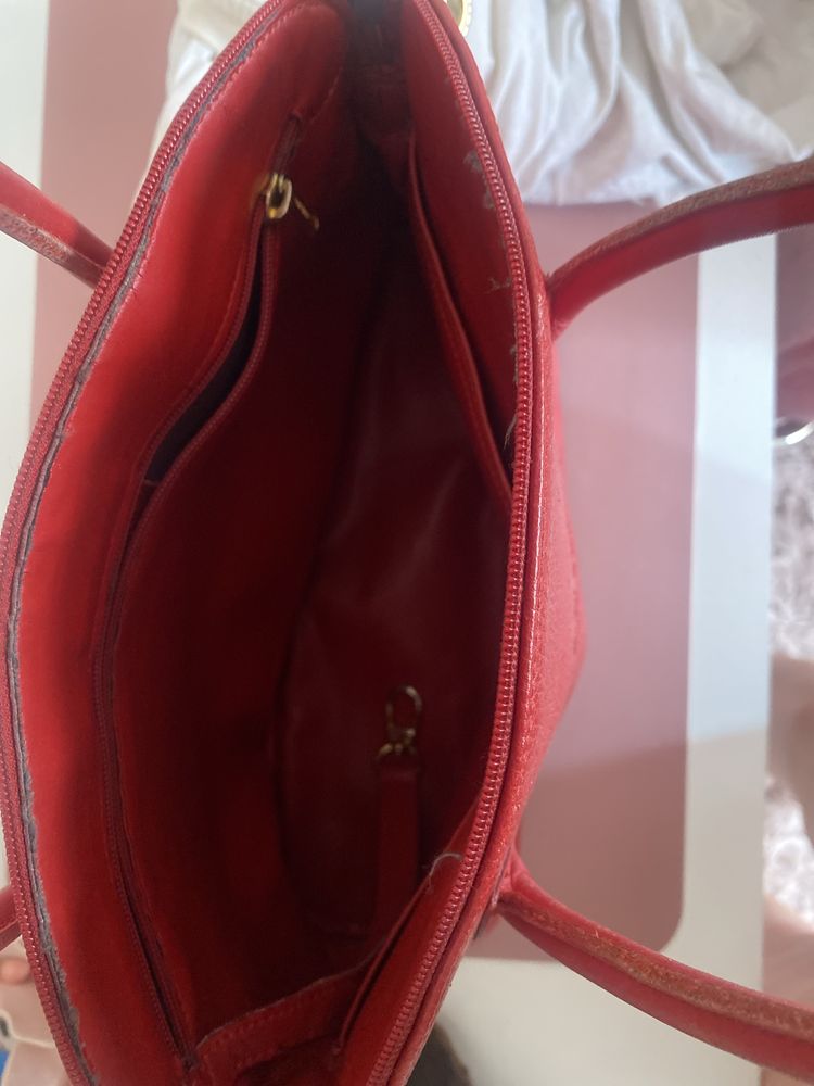 Longchamp оригинална чанта естествена кожа