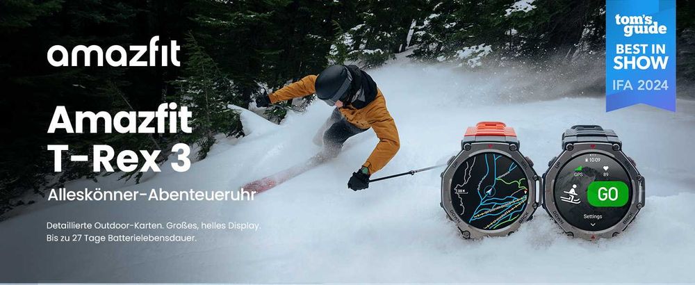 часовник Amazfit T-Rex 3