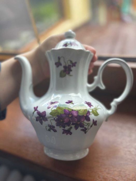 Ceainic/cafetieră/porțelan fin Bavaria/pictat manual/impecabil/25cm.