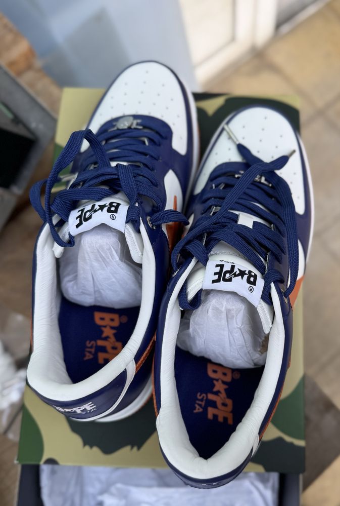 A BATHING APE® BAPE Sta Leather Sneaker