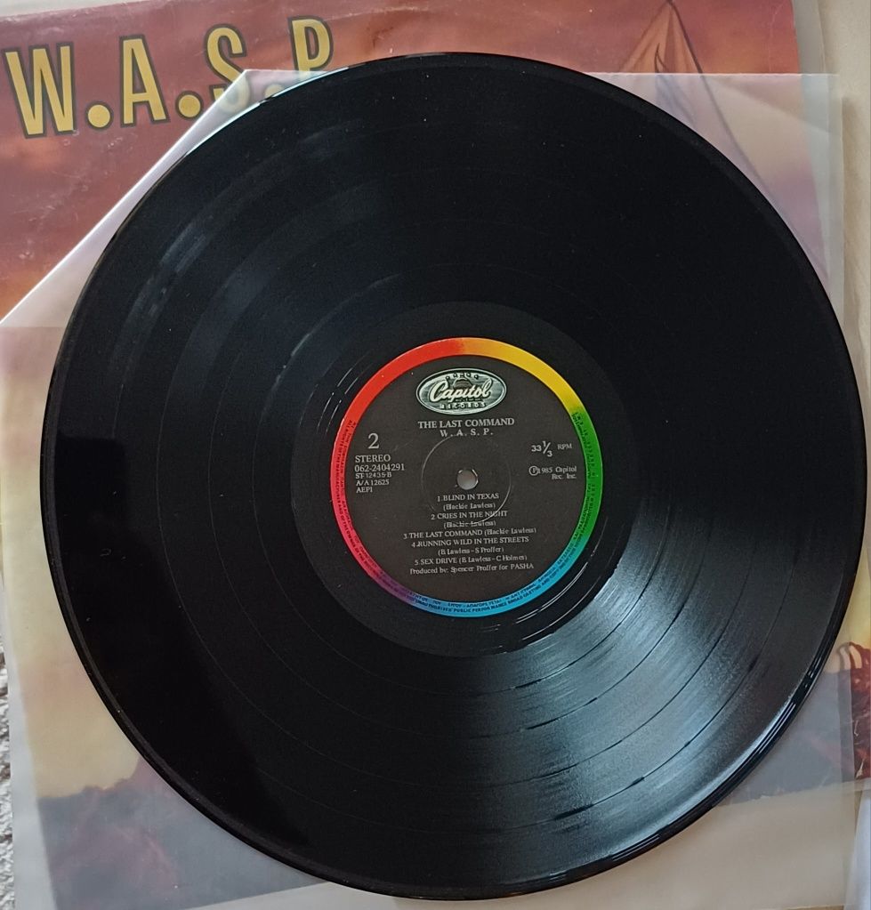 WASP- грамофонна плоча
Гръцко издание 1985г
Състояние на винила:VG++/E