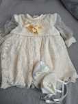 Set rochita si papucei botez