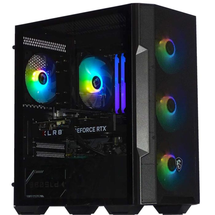 Нов / RTX 5070 / Ryzen 7500F / 32GB RAM / 1TB NVMe / 800w / Геймърски