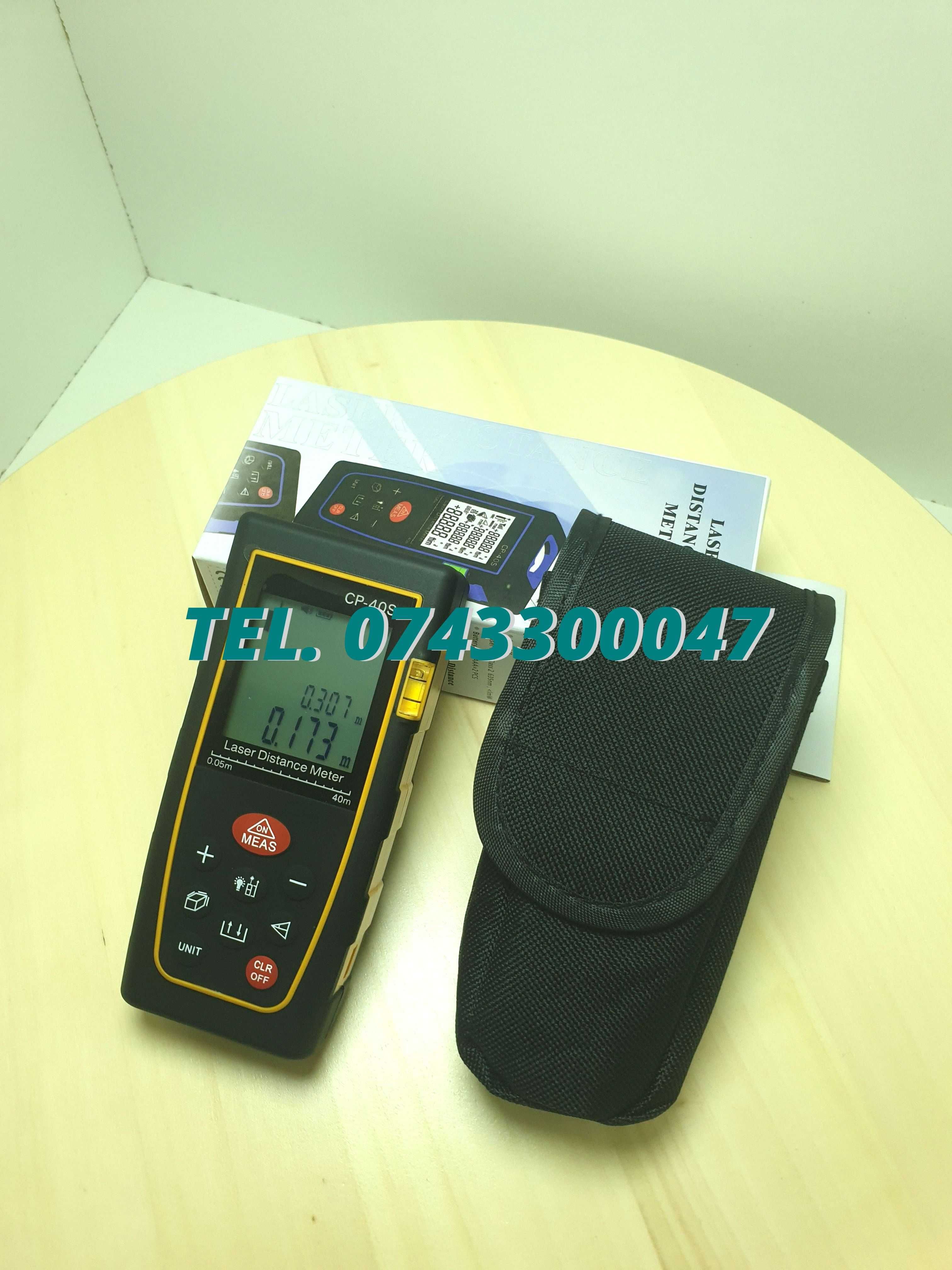 Telemetru Laser Profesional 40m Model 2021