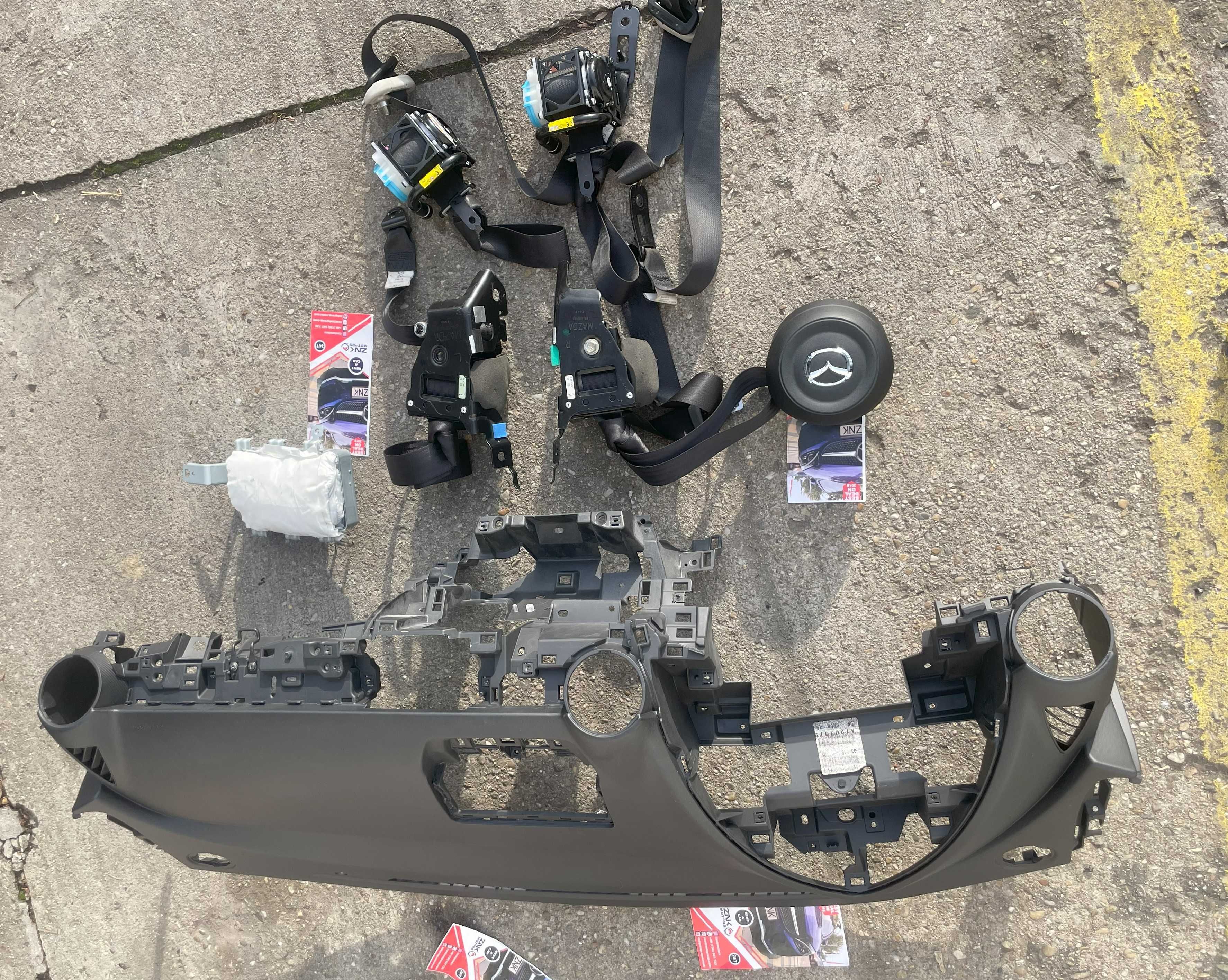 MAZDA CX 3 - kit airbag volan pasager - plansa de bord - set centuri