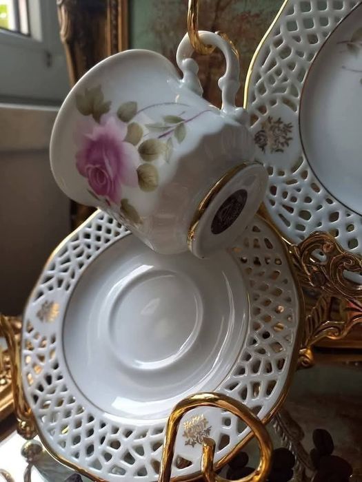 Троен сет, винтидж порцелан