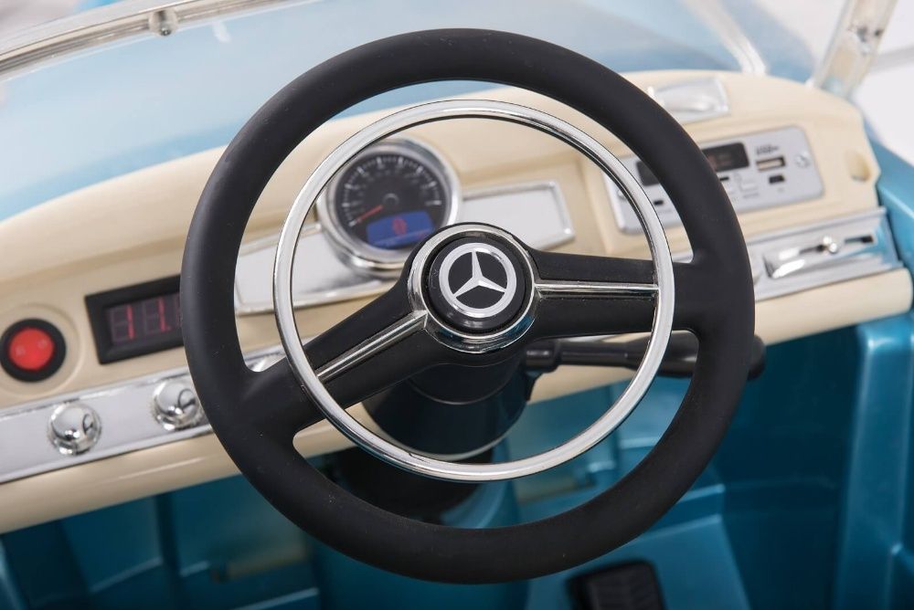 Masinuta electrica pentru copii Mercedes 300S OldTimer NOUA #Albastru