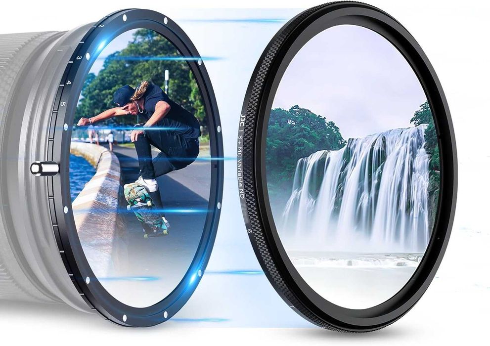 JJC 77 mm TrueColor ND Variable ND2.5-ND1000 Филтър с 10 стъпки Canon