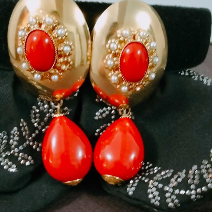 cercei clipsuri vintage