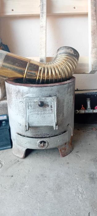 Cazan de baie cu focar