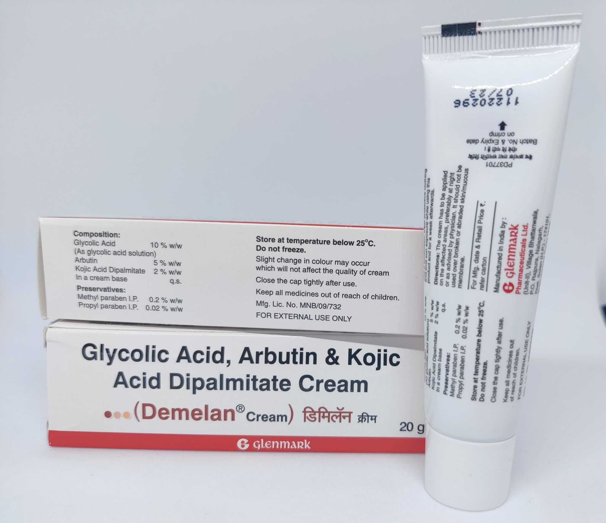 Demelan 20 gr crema exfolianta Glicolic Arbutin Kojic pete pigm