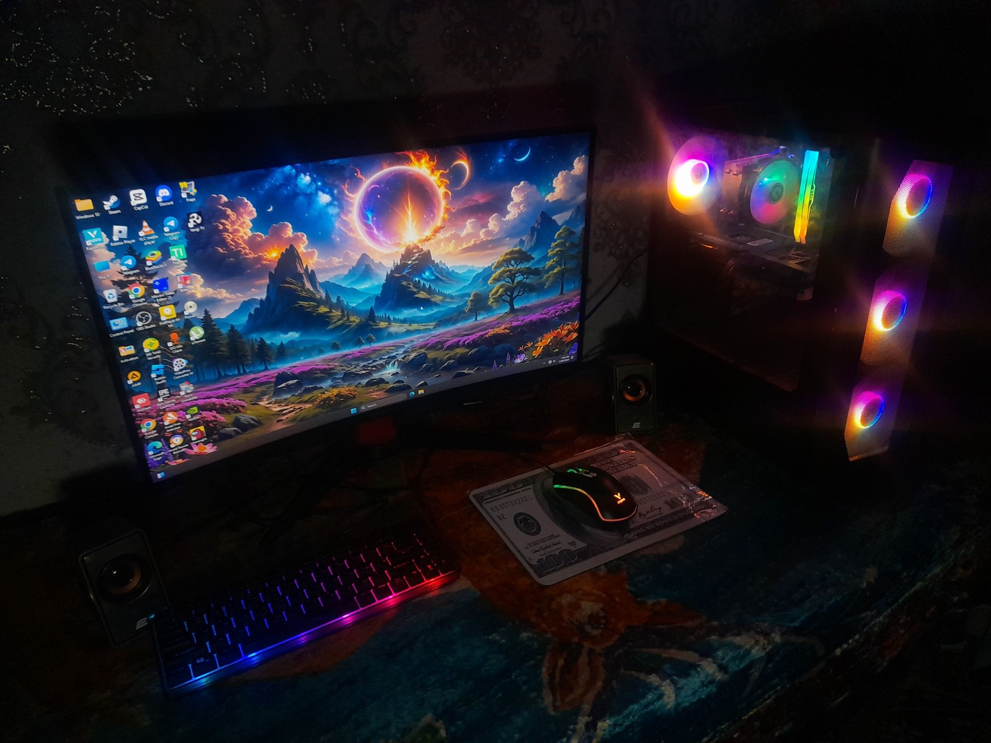 Gaming Monitor sotiladi Immer  27 165Hz Curved