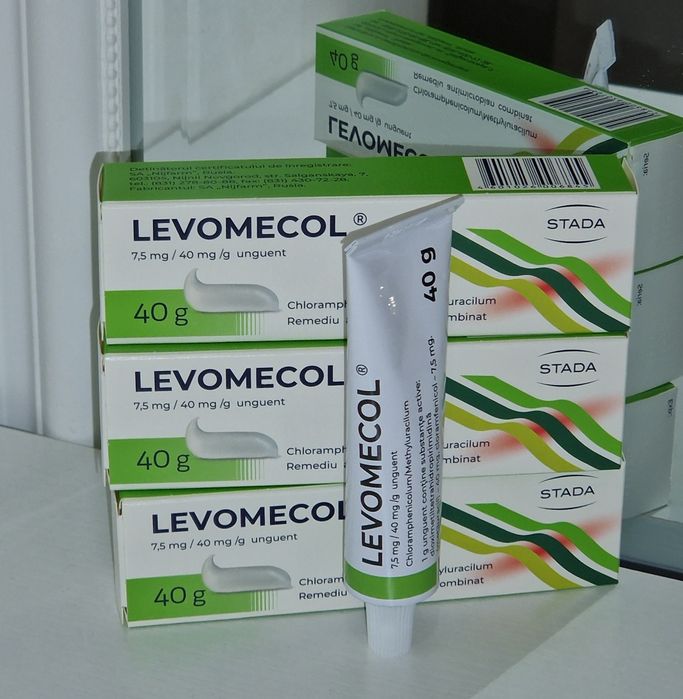 Levomecol 4 buc ,  unguent cicatrizant