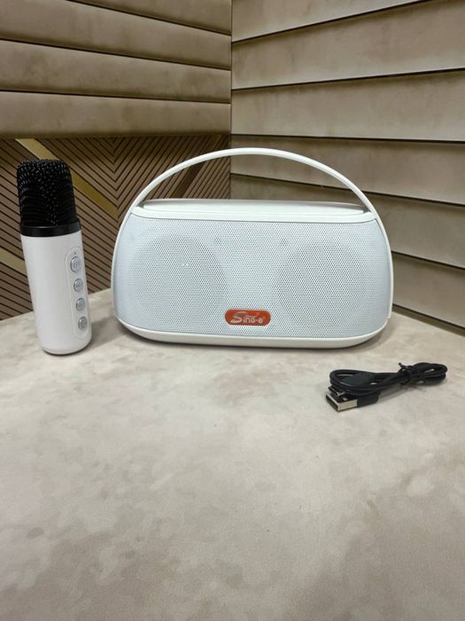 Колонка, колонка в виде рюкзак, караоке калонка портативная, музыка