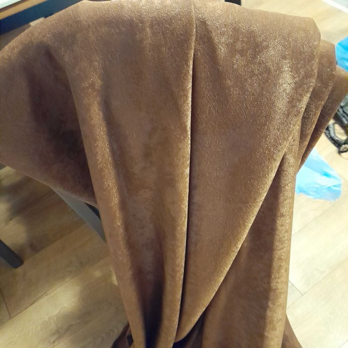 2 броя завеси пясъчни, кафяви 140/250