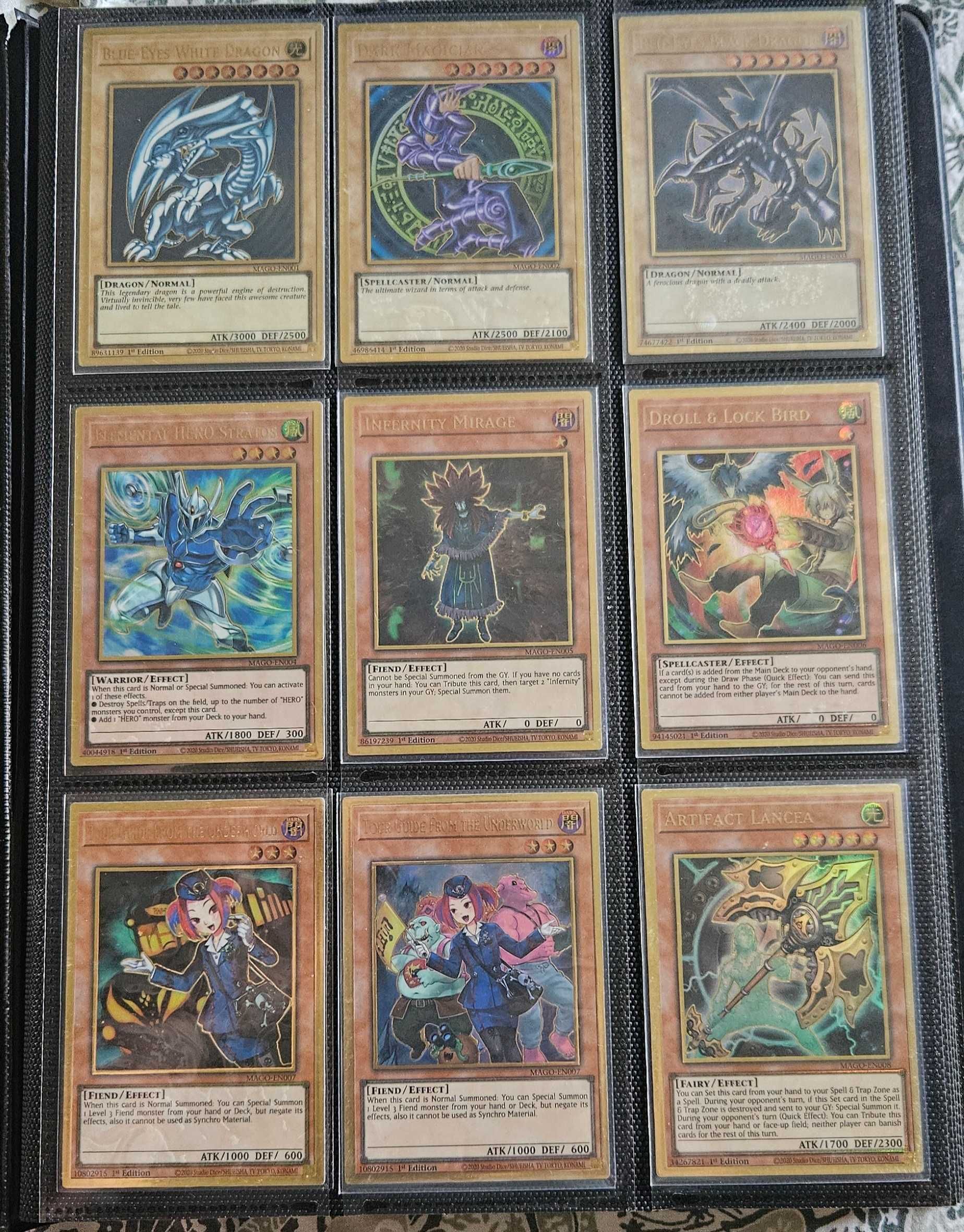 Yu-Gi-Oh! Maximum Gold – Set complet 162 cărți – MINT + binder Konami
