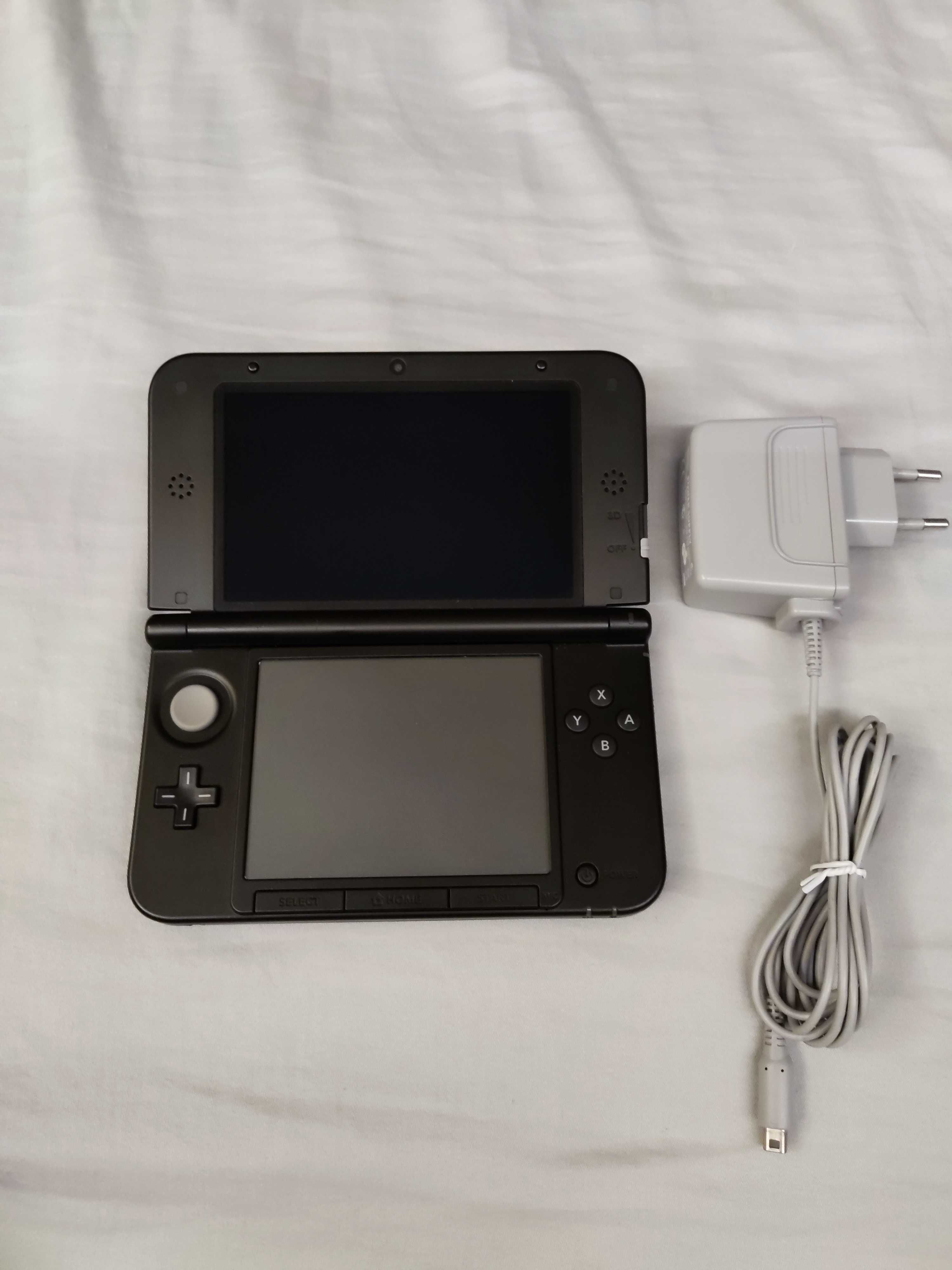 Nintendo 3DS XL albastru impecabil modat 64gb