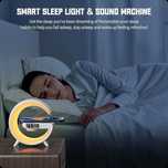 Lampa G RGB,ceas,alarma, difuzor Bluetooth si incarcare rapid wireless