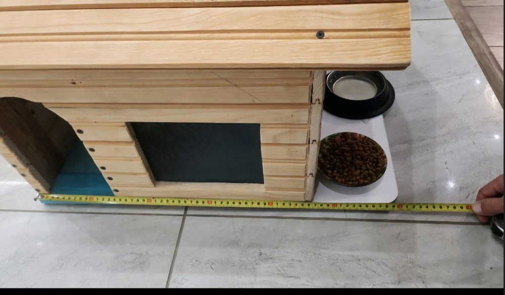 Дървена къща за куче малка порода