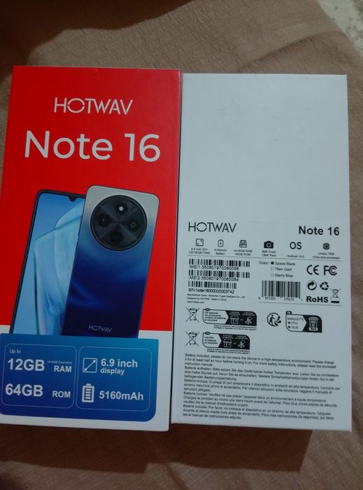 Hotwav Note 16 telfon