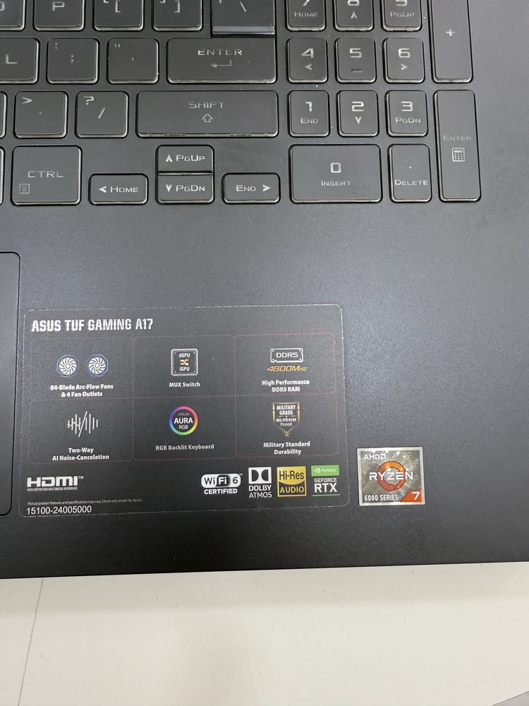 Asus TUF Gaming horoshom sostanie