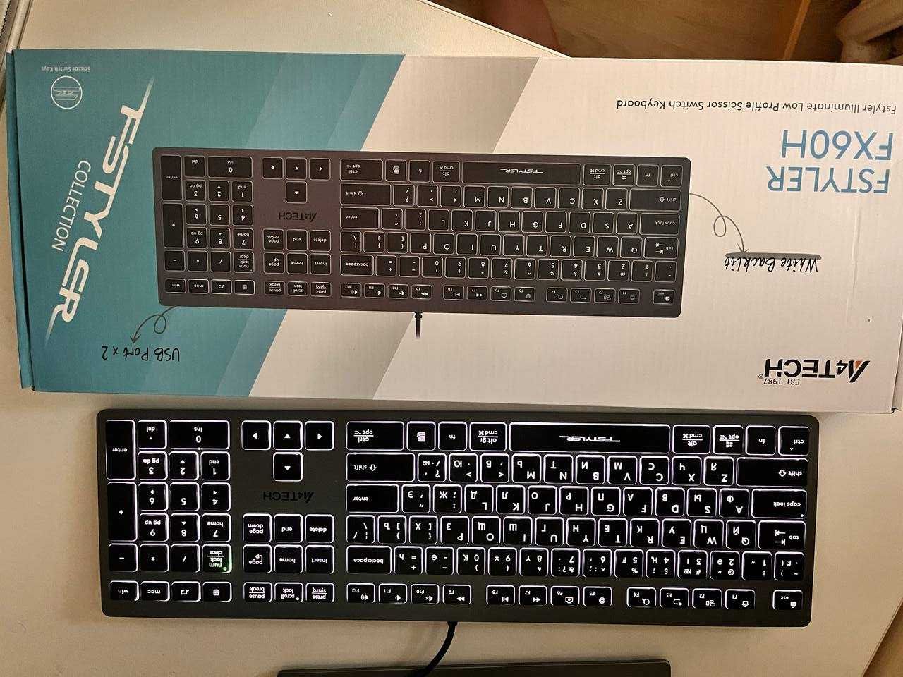 Клавиатура A4Tech Fstyler FX60H черный