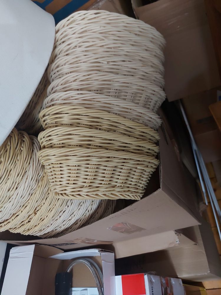 Cos oval sintetic imitatie ratan