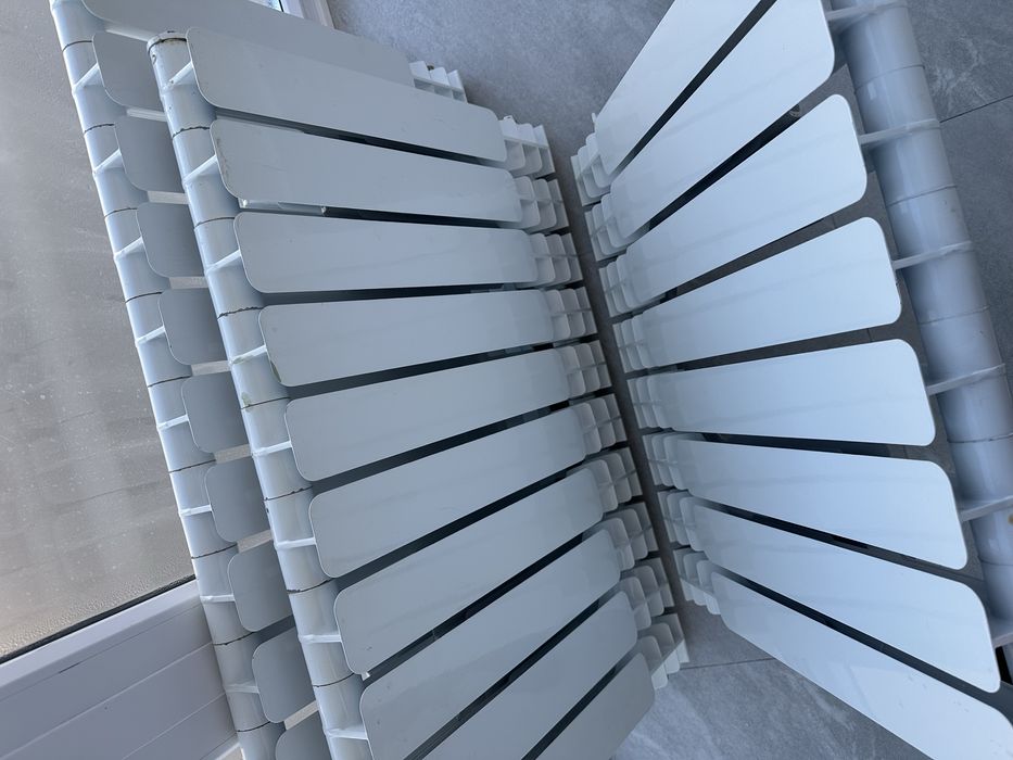 Батареи новые от застройщика дома