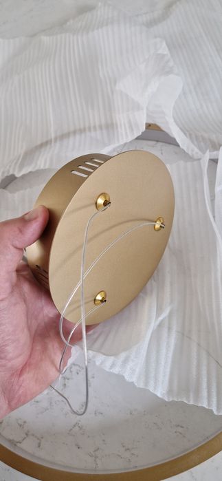 Lustra led auriu
