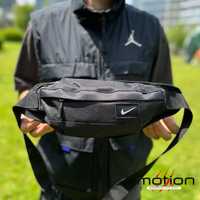 Сумка поясная Nike, сумка через плечо (черная)
