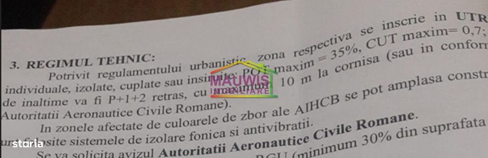 Vand teren cu suprafata de 504 mp in Tunari – strada 9 Mai