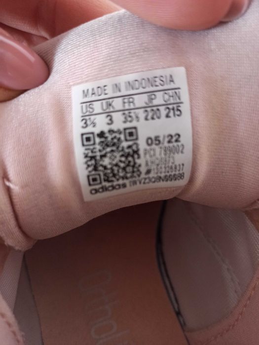 Детски маратонки за момиче adidas 35,5 ( UK 3)