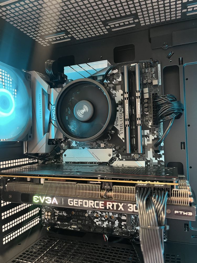 Геймърски компютър AMD Ryzen 5 5500, RTX 3060 Ti 8GB, 16GB ram