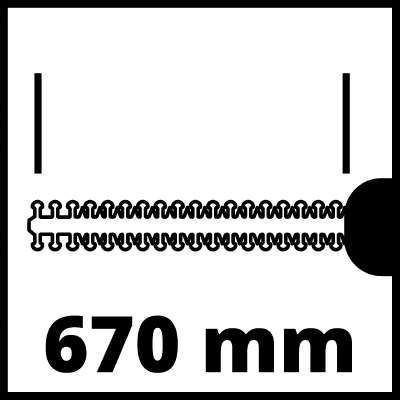 Електрически храсторез Einhell GE-EH 7067 / 700 W + подарък шлем