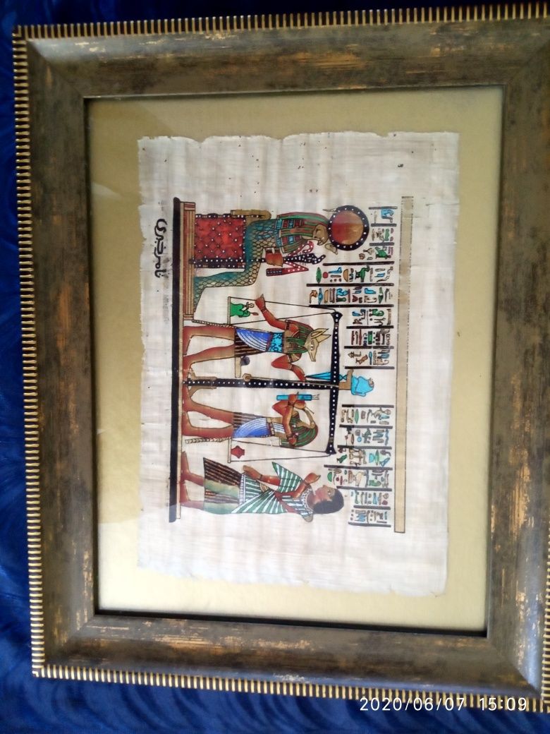 Папирус картина Египет.