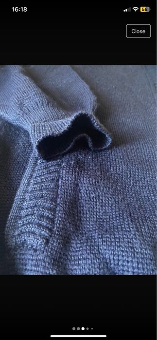 FrankAlexs XXL jumper - pulover XXL marime 56 albastru